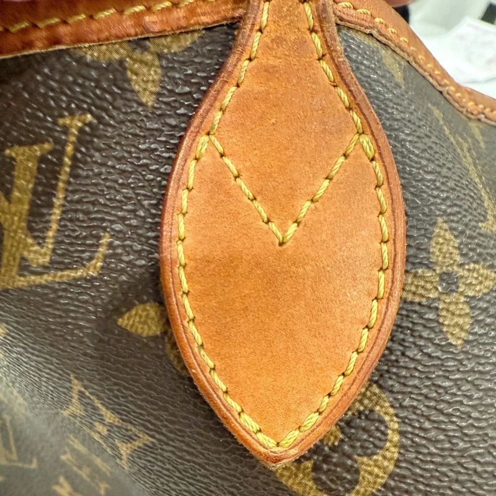 Louis Vuitton Monogram Neverfull MM Tote Bag Brown
